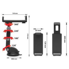 TELEFONTARTÓ PROFESSIONAL MNC FEKETE-EZÜST 55029GY