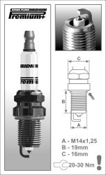 P22 DR14BIR PREMIUM IRIDIUM 100000km