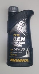 MANNOL OEM VW 5W30 1L SKODA, AUDI, C3 VW504.00/507.00, DEXOS2