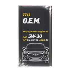 MANNOL OEM KIA 5W30 4L HYUNDAI A3 SN/SM ILSAC GF-5/GF-4/GF-3