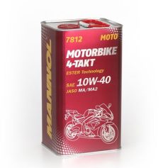 MANNOL MOTORBIKE 4T 10W40 4L OLAJ ESTER BÁZISÚ