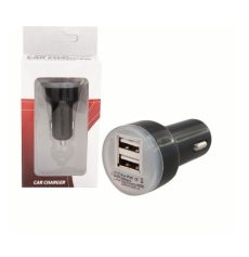 TELEFONTÖLTŐ SZÍVARGYÚJTÓS 2XUSB 1000mA 94616