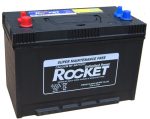 Rocket 110Ah bal + munka akkumulátor