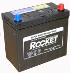 Rocket 45Ah  akkumulátor vékony sarú